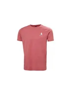 Koszulki męskie - Koszulka HELLY HANSEN SHORELINE T-SHIRT 3. czerwony M - miniaturka - grafika 1