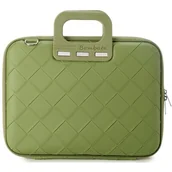 Torby na laptopy - Torba na laptopa BOMBATA Intrecciato 13-14 cali Zielony E00873 41 - miniaturka - grafika 1