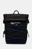 Plecaki - Karl Lagerfeld Jeans plecak męski kolor czarny duży z nadrukiem A2M30114 - miniaturka - grafika 1