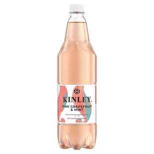 Kinley Pink Grapefruit & Mint Napój gazowany 1 l - Napoje gazowane - miniaturka - grafika 1
