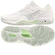 Buty sportowe damskie - Buty do piłki ręcznej Mizuno Wave Phantom 3 W (kolor Biały, rozmiar 41) - miniaturka - grafika 1