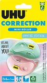 Długopisy - UHU Mini pastelowe długopisy korekcyjne - szybka, czysta i precyzyjna taśma korekcyjna, biała, opakowanie 2 6 m x 5 mm - miniaturka - grafika 1