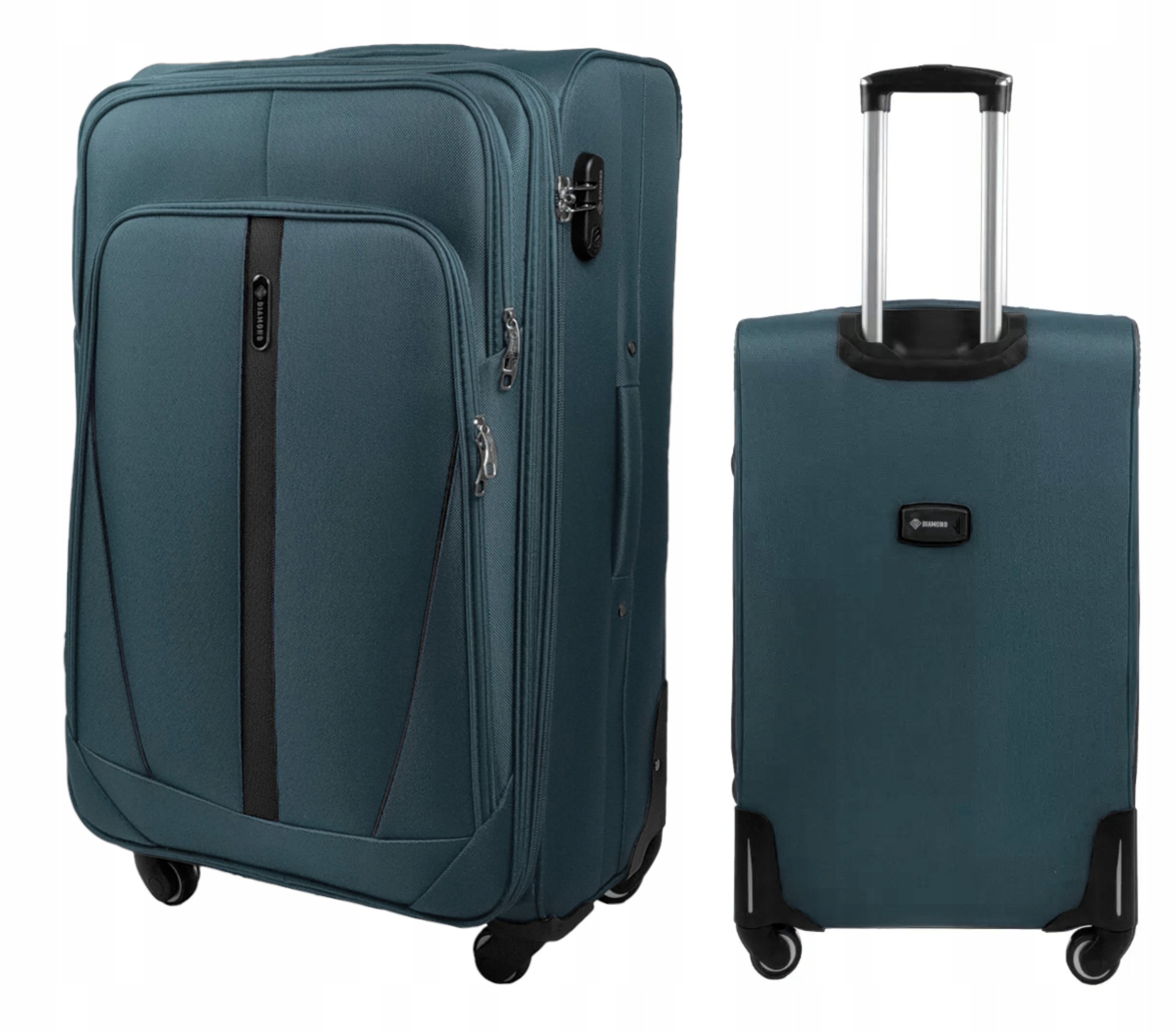 Walizka Duża Miękka z Codury Zielona