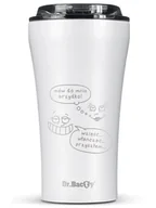 Kubki termiczne - Kubek termiczny na kawę Dr.Bacty Apollo 2.0 - Mów do mnie - 360  ml - Glossy White - miniaturka - grafika 1