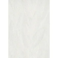 Tapety - Tapeta Martinique Liście z Efektem 3D odcienie bieli winylowa na flizelinie - miniaturka - grafika 1