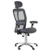 Fotele i krzesła biurowe - Corpocomfort Fotel ergonomiczny CorpoComfort BX-4147 Szary BX-4147/GREY - miniaturka - grafika 1