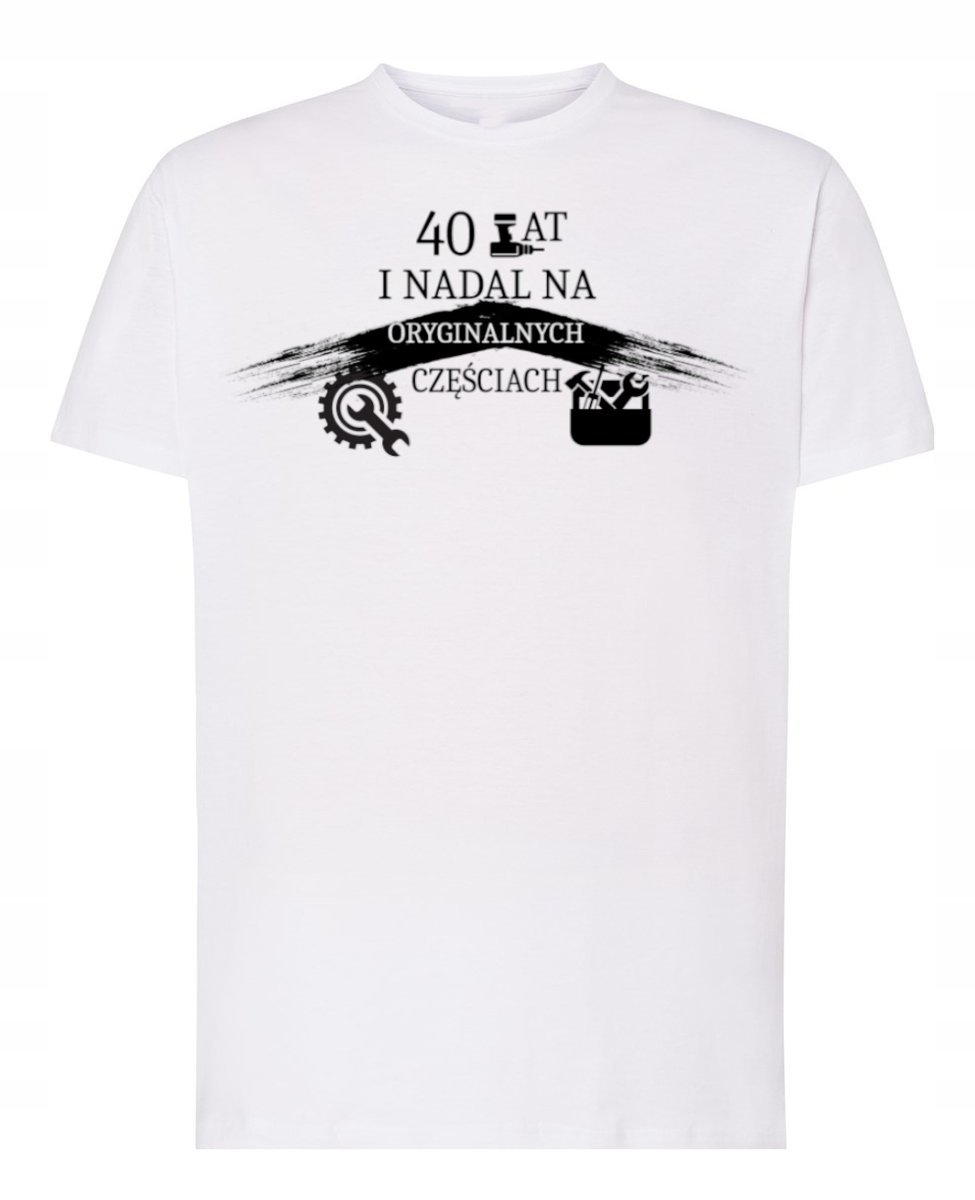 T-Shirt Koszulka Urodzinowy 20 30 40 Lat r.XS