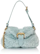 Torebki damskie - Pinko Damska torba Jolene Shoulder Mini ze sztucznego futra, E68m_bruma szary-czekoladowe złoto, E68 m Bruma, szaro-czekoladowe złoto - miniaturka - grafika 1