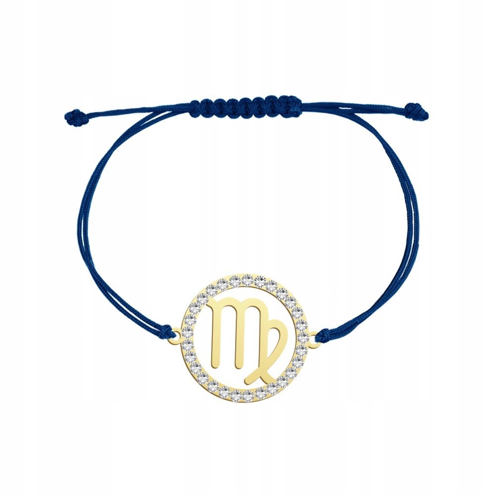 Pozłacana Bransoletka Znak Zodiaku PANNA