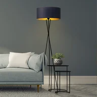 Lampy stojące - Lampa podłogowa na trójnogu do czytania PARYŻ GOLD - miniaturka - grafika 1