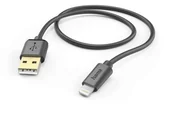 Kable USB - Hama Charging Cable USB-A Lightning 1.5 m melna - Vads - miniaturka - grafika 1