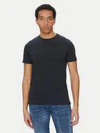 Koszulki męskie - Geox T-Shirt M5510C T3243 F1624 Granatowy Regular Fit - miniaturka - grafika 1
