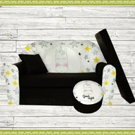 Łóżka dla dzieci i młodzieży - Galeriatrend Sofa Dziecięca Kanapa Łóżko Śpiący Jednorożec - miniaturka - grafika 1