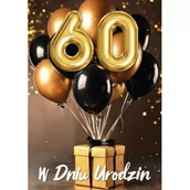Kartki okolicznościowe i zaproszenia - Armin Style Karnet B6 3D Urodziny 60 - miniaturka - grafika 1