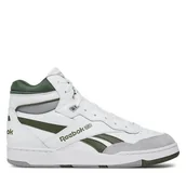 Sneakersy męskie - Sneakersy Reebok BB 4000 II Mid ID1521 Biały - miniaturka - grafika 1