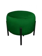 Fotele i pufy dla dzieci - Pufa WILFRED MG VELVET zielona - POLECA nas aż 98% klientów - ZAMÓW (91 822 80 56) - miniaturka - grafika 1