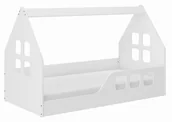 Łóżeczka i kojce - Łóżko dziecięce Bezpieczny Niski DOMEK 160x80 PRAWY - miniaturka - grafika 1