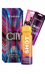 Soleo City 3x15ml Bronzer Z Przyspieszaczem Opalania + Gratisy - Balsamy i kremy do opalania - miniaturka - grafika 1