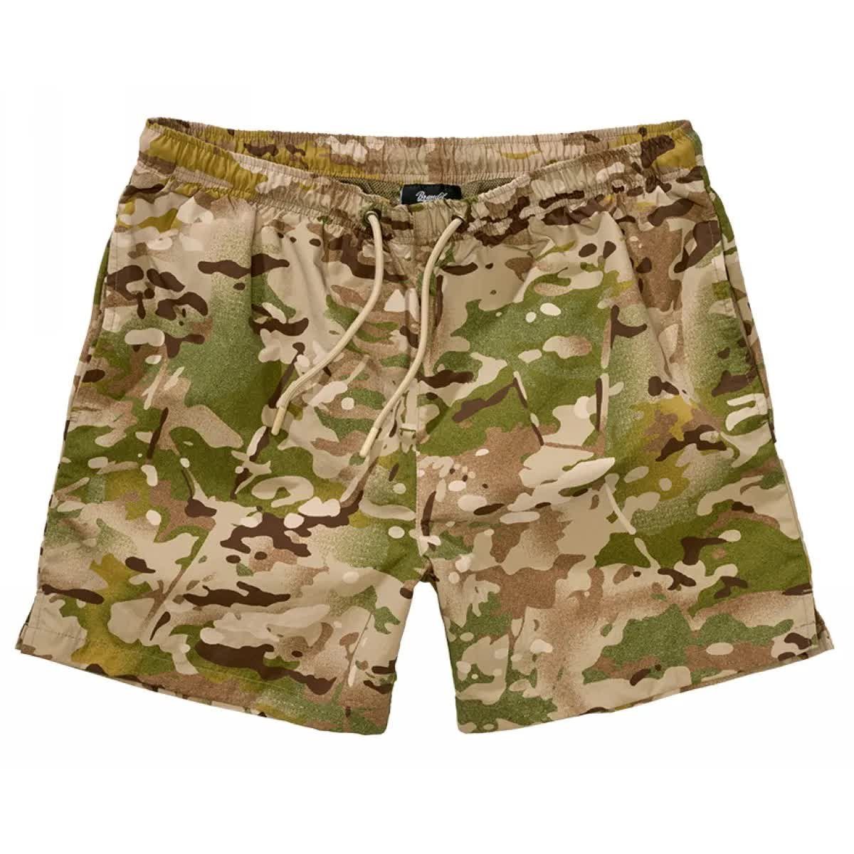 Szorty kąpielowe Brandit Swimshort Basic - Tactical Camo 3XL [3XL]