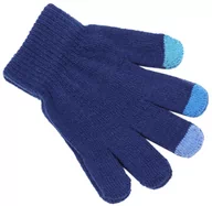 Rękawiczki dla dzieci - Granatowe rękawiczki do ekranów dotykowych rebel - rozmiar - 7 lat + - miniaturka - grafika 1