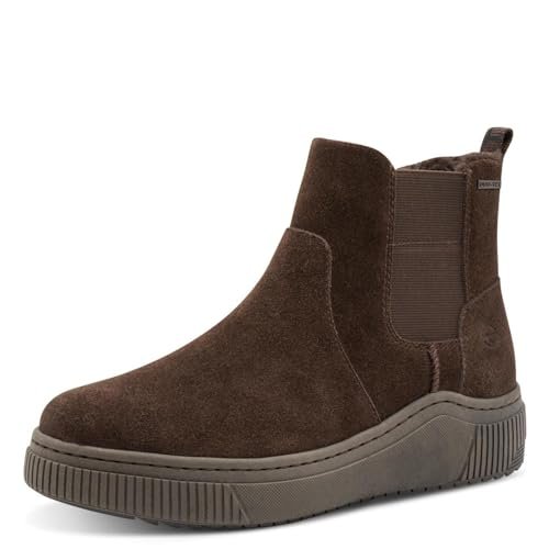 TAMARIS Damskie Comfort WL Boot Duo-tex śniegowce, Mocca, 39 EU, Mocca, 39 EU