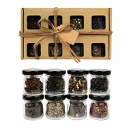 Zestawy upominkowe - Zestaw Prezentowy 8 Odmian Egotycznego Pieprzu Ziarnistego Lavender Spices - miniaturka - grafika 1