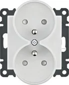 Gniazdka elektryczne - Hager lumina soul Gniazdo podwójne WL1340 - miniaturka - grafika 1