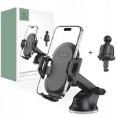 Uchwyty samochodowe do telefonów - Uchwyt TECH-PROTECT V5 DashBoard & Vent Czarny - miniaturka - grafika 1