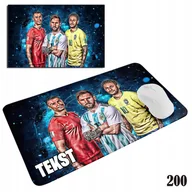 Podkładki pod mysz - PODKŁADKA POD MYSZKĘ MYSZ WZORY DO WYBORU - MESSI RONALDO NEYMAR 29x36cm - miniaturka - grafika 1