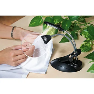 WEDO Lupa stołowa z oświetleniem LED 271 75201 - Lampy stojące - miniaturka - grafika 3