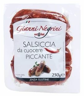 Kiałbasa z papryczką salsiccia grill piccante 250g - Gianni Negrini - Pasztet i przetwory mięsne - miniaturka - grafika 1