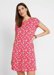 Sukienka shirtowa z rozcięciami po bokach (2 szt.) - bonprix - Sukienki - miniaturka - grafika 1