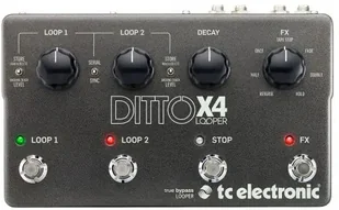 Efekt gitarowy TC Electronic Ditto X4 Looper (34000076) - Efekty gitarowe - miniaturka - grafika 1