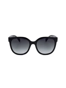 Calvin Klein Damskie okulary przeciwsłoneczne w kolorze czarnym - Okulary korekcyjne, oprawki, szkła - miniaturka - grafika 1