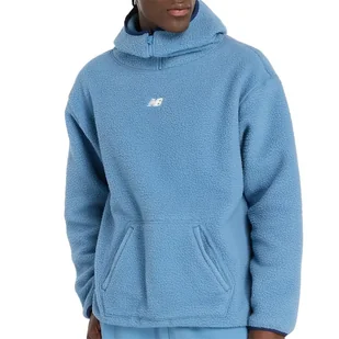 Bluza New Balance MT44584HEB - niebieska - Bluzy męskie - miniaturka - grafika 1