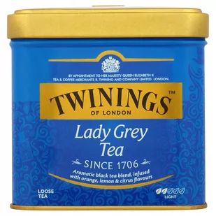 Twinings Lady Grey Herbata liściasta czarna 100 g - Herbata - miniaturka - grafika 1