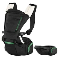 Chusty do noszenia dzieci - Chicco Nosidło Biodrowe Ergonomiczne Hip Seat 3w1 Czarny Pirate Black - miniaturka - grafika 1