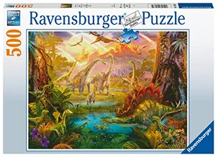 Ravensburger Puzzle - Im Dinoland - 500 Teile - Pozostałe książki - miniaturka - grafika 1