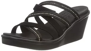 Skechers Damskie sneakersy Rumble ON, czarne wykończenie z Mitobuck/liną, rozmiar 2 UK, Czarne wykończenie liny Mitobuck - Sneakersy damskie - miniaturka - grafika 1