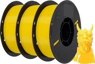 Filamenty i akcesoria do drukarek 3D - filament do drukarek 3D, średnica 1,75 mm, kompatybilny z wieloma kolorami, żółty - 3 kg - miniaturka - grafika 1