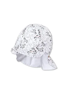 Sterntaler Unisex dziecięca dwustronna czapka z daszkiem safari zwierzęta czapka dziecięca, biała, normalna, biały, 47 - Czapki damskie - miniaturka - grafika 1