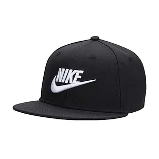 Nike FB5081-010 K NK DF PRO cap S FB FUT Czapka z daszkiem Unisex Dziecko Czarny/Biały Rozmiar 1SIZE - Czapki damskie - miniaturka - grafika 1