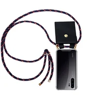 Etui i futerały do telefonów - Łańcuszek Pokrowiec Do Huawei P30 PRO w NIEBIESKO CZERWONO BIAŁY W KROPKI Etui Obudowa Case Cover Ochronny Cadorabo - miniaturka - grafika 1