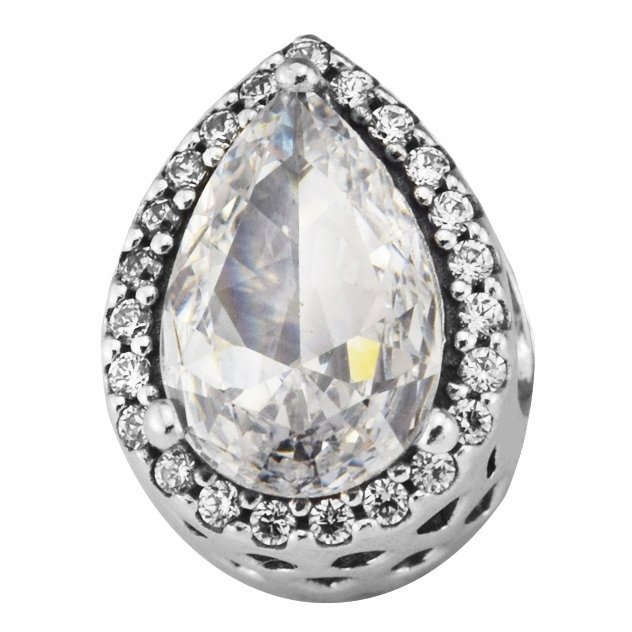 Charms Łezka Łza Cyrkonia srebro 925