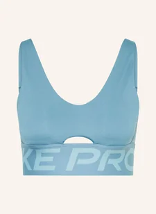 Nike Biustonosz Sportowy Pro Indy Plunge gruen - Biustonosze - miniaturka - grafika 1