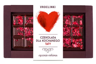 Czekolada gorzka z żurawiną - serce dla taty - Czekolada - miniaturka - grafika 1