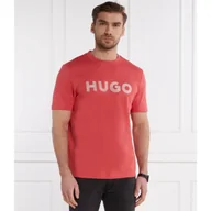 Koszulki męskie - HUGO T-shirt Drochet | Regular Fit - miniaturka - grafika 1
