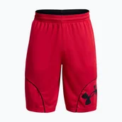 Sport OUTLET - Spodenki koszykarskie męskie Under Armour Perimeter 11'' red/black - miniaturka - grafika 1