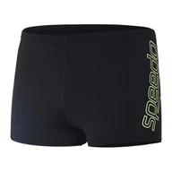 Kąpielówki męskie - Męskie Bokserki kąpielowe SPEEDO BOOM LOGO PLMT ASHT AM 8-12417C712 – Czarny - miniaturka - grafika 1