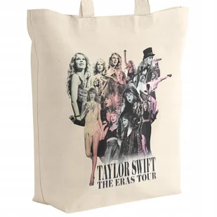 Torba bawełniana z dnem na zakupy 42x38x10 Taylor Swift The Eras Tour - Torby i wózki na zakupy - miniaturka - grafika 1